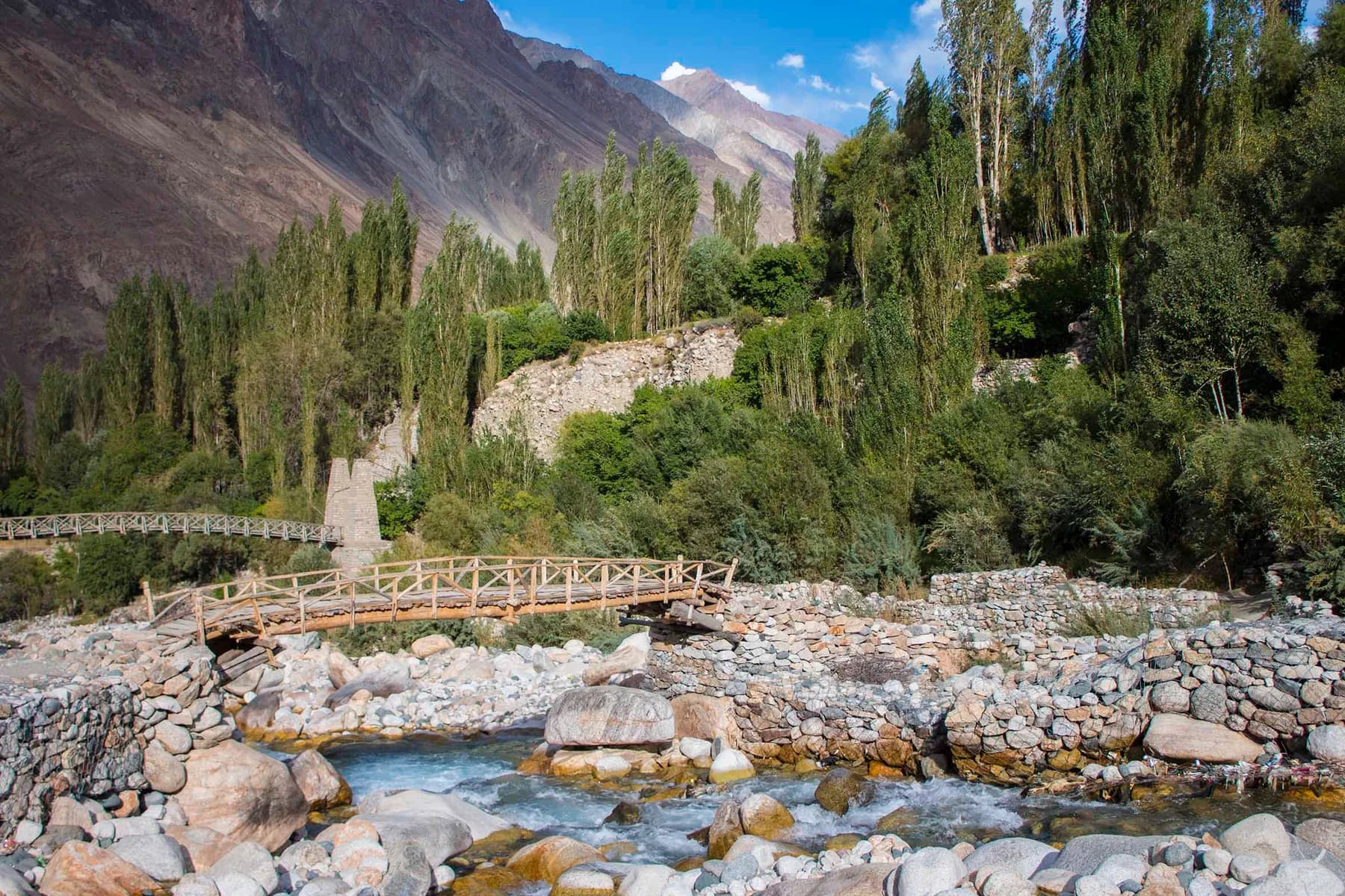 Turtuk village in the Nubra valley, Ladakh